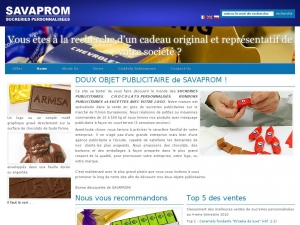 Cukierki i inne reklamowe słodkości od firmy Savaprom
